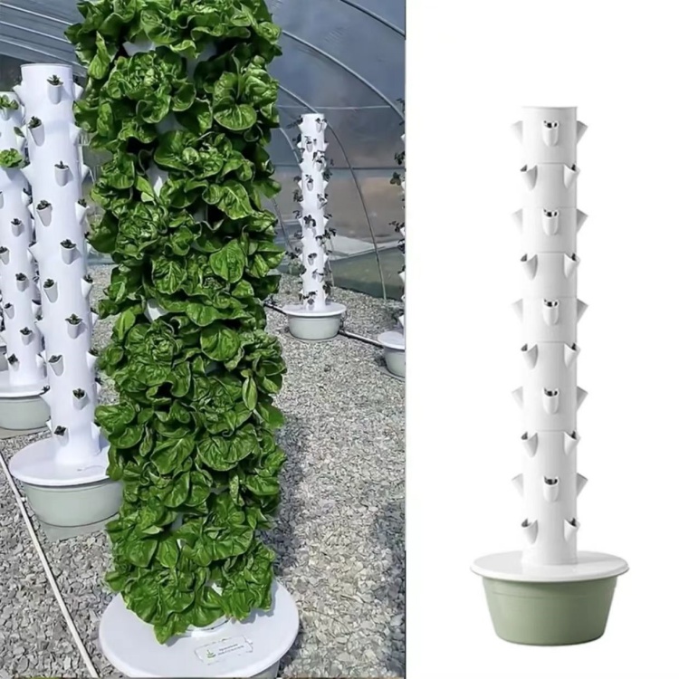 Vertical Hydroponic Tower Systems for Family Gardening in Spain